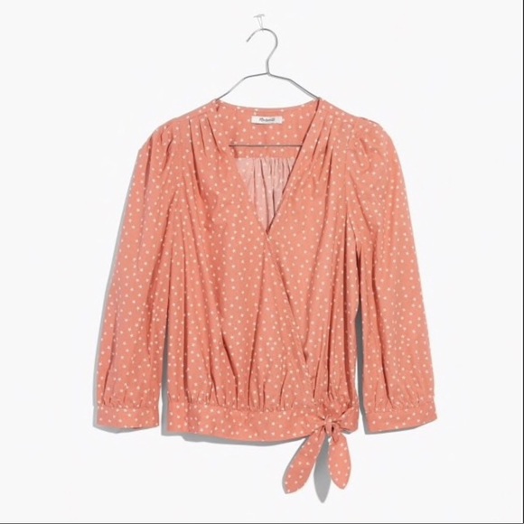 MADEWELL WRAP TOP IN STAR SCATTER - Picture 3 of 7